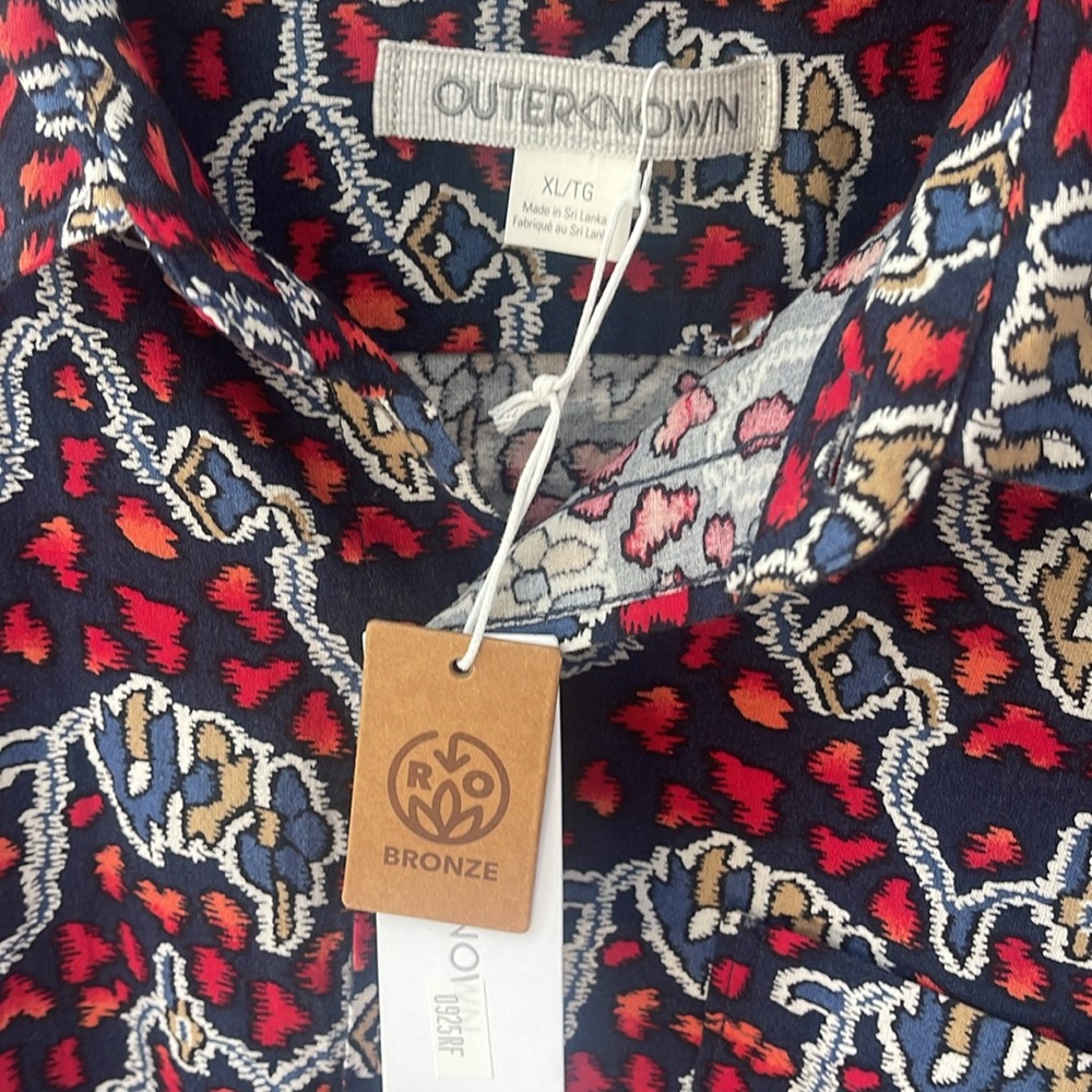 New OUTERKNOWN Studio Short Sleeve Shirt XL - Picture 4 of 6